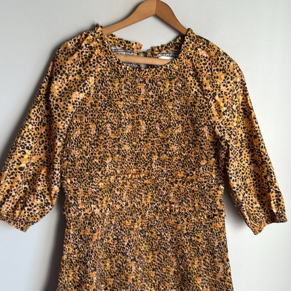 SAYLOR Mia smocked Mini Dress in Multi Large - Picture 4 of 14